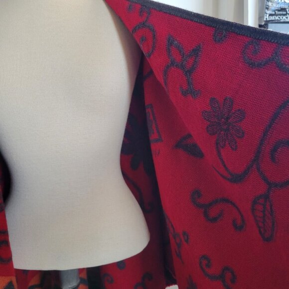 Mixit Fringed Women’s Square Poncho / Coat (Desigual) -Size: One size fits most - Picture 13 of 15